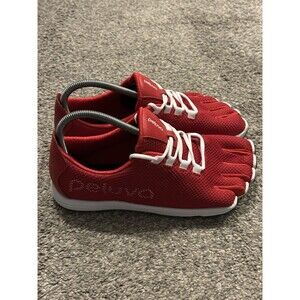 Peluva Women's Shoes Strand Sport Mesh Barefoot Five Toe Minimalist Red Size 10